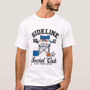 Women Sideline Social Club Soccer Mum Game Day _3 T-Shirt