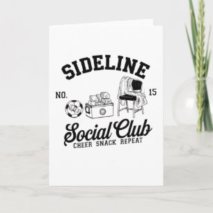 Women Sideline Social Club Soccer Mum Game Day _9 Card