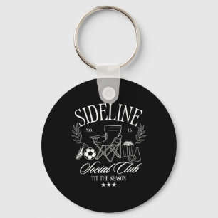 Women Sideline Social Club Soccer Mum Game Day For Key Ring