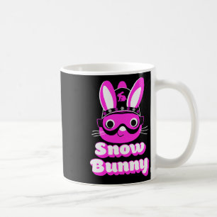 Women Snow Bunny Skiing Snowboarding Beginner Girl Coffee Mug