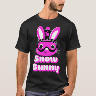 Women Snow Bunny Skiing Snowboarding Beginner Girl T-Shirt