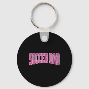 Women Soccer Daughter Footbyll Proud Soccer Dad Fa Key Ring
