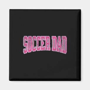 Women Soccer Daughter Footbyll Proud Soccer Dad Fa Magnet