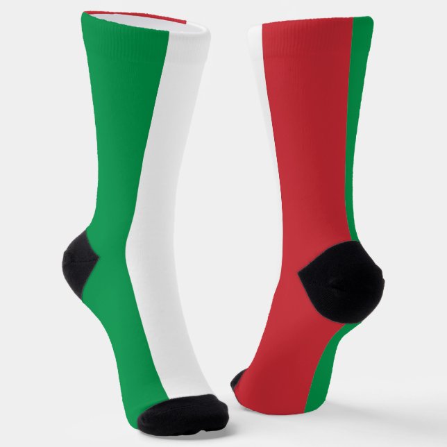Women socks with flag of Italy (Angled)