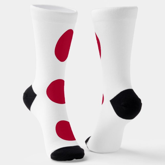 Women socks with flag of Japan (Angled)