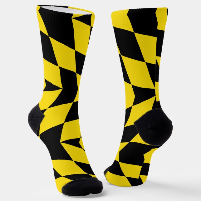Women socks with flag of Munich, Germany (Angled)