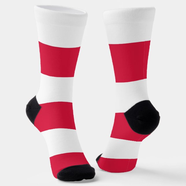 Women socks with flag of Poland (Angled)