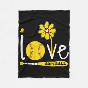 Women Softll-shirt Girls I Love Softll Teen Girl  Fleece Blanket