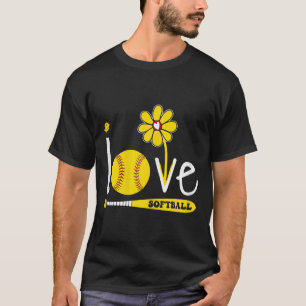 Women Softll-shirt Girls I Love Softll Teen Girl T-Shirt