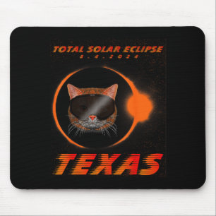 Women Solar Eclipse 8 4 Cat Mouse Pad