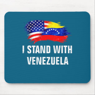 Women Stand Venezuela Support Equality Flag Mouse Pad