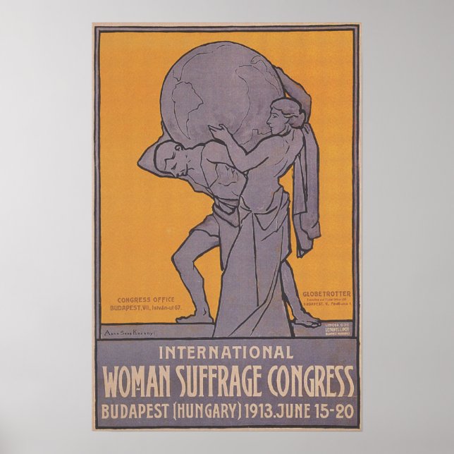 Women Suffrage Congress Poster 1913 (Front)