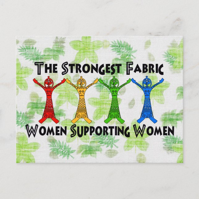 Women Supporting Women Postcard (Front)