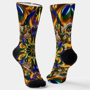 Women sustainable socks with Brazil Colours