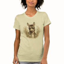Women T-Shirt Cool Donkey