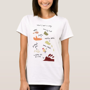 Women T-Shirt with a funny stains prints