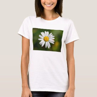 Women t-shirt with a white chamomile