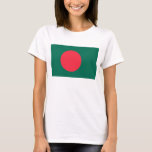Women T Shirt with Flag of Bangladesh<br><div class="desc">Add a touch of Bangladeshi pride to your wardrobe with our exclusive women’s T-shirt featuring the flag of Bangladesh! Crafted with meticulous attention to detail, this women’s T-shirt is more than just a comfortable piece of clothing; it’s a celebration of Bangladesh’s heritage and cultural pride. The vivid design prominently displays...</div>