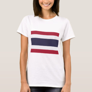 Women T Shirt with Flag of Thailand