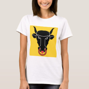 Women T Shirt with Flag of Uri Canton, Switzerland