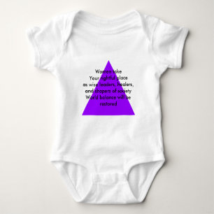 Women take Your rightful place as wise leaders Baby Bodysuit