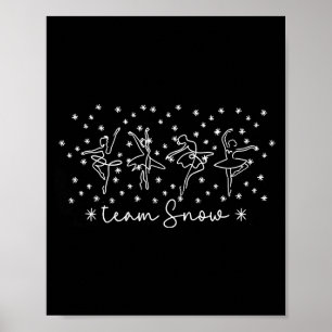 Women Team Snow Corps Nutcracker Season Christmas  Poster