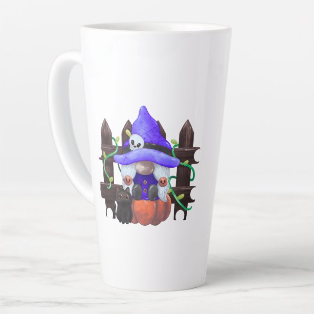 Women Tee Shirts, Men Shirts, Mum Ghost T-Shirts,  Latte Mug (Left Angle)