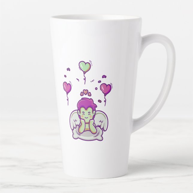 Women Tee Shirts, Men Shirts, Mum Ghost T-Shirts Latte Mug (Right)