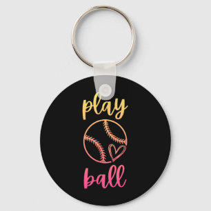 Women Teen Girls Softll Play Ll Key Ring