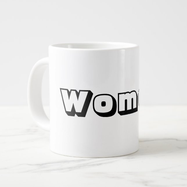 Women Text Name Black Text Colour Speciality Mug (Front Left)