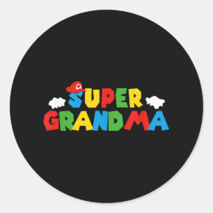 Women Two Mum of 2 Boys Mother's Day65 Classic Round Sticker