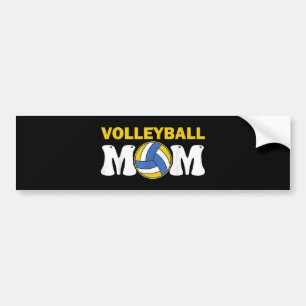 Women Volleyball Mum Shirt Game Day Funny Player Bumper Sticker