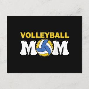 Women Volleyball Mum Shirt Game Day Funny Player Holiday Postcard