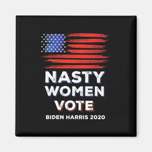 Women Vote Biden Harris 2020 Usa Flag Gift  Magnet