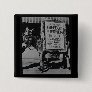 Women Vote Republican 15 Cm Square Badge