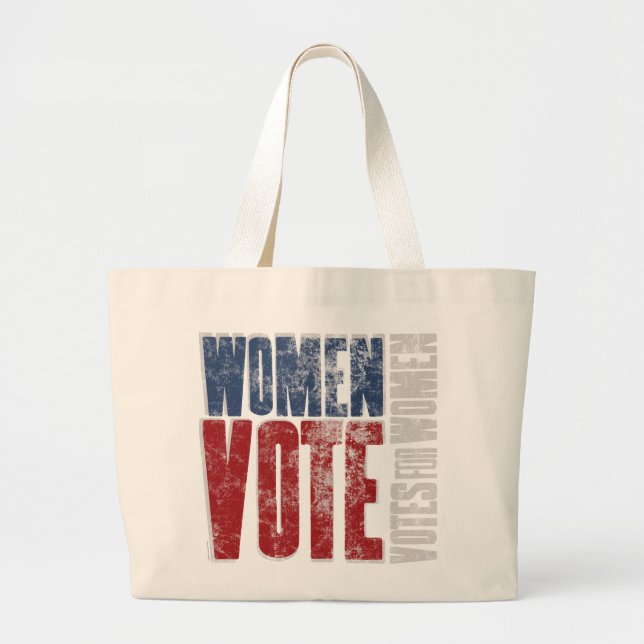 Women Vote Tote / Red–Blue (Front)