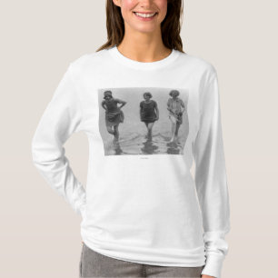 Women Wading at Arlington Beach Photograph T-Shirt