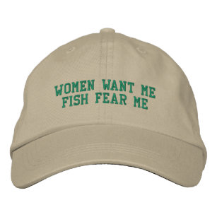 Funny Fishing Quotes Hats \u0026 Caps 