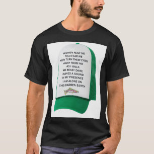 Women Want Me Fish Fear Me Funny Fishing T-Shirt