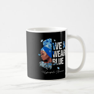 Women We Wear Blue Hydrocephalus Awareness  Coffee Mug