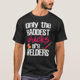 Women Welder Welding Funny Christmas T-Shirt