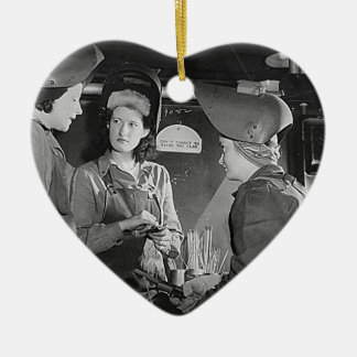 Women Welders Ceramic Ornament