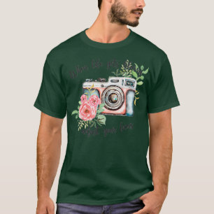 Women When Life Gets Blurry Adjust Your Focus T-Shirt