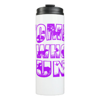 Women Who Hunt Thermal Tumbler w/Purple Logo