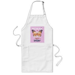 Women, wife, boss, super mum long apron