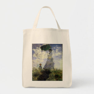 Women with a Parasol ~ Madame Monet with Her Son Tote Bag