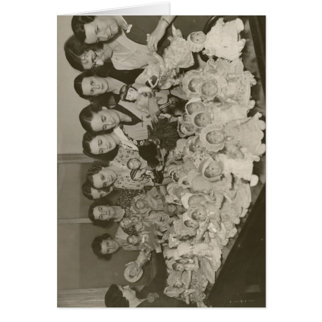 Women with dolls, c.1930s, by Sam Hood (Front)