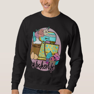 Women Woman Baking Baker Hobby Food Cakes Cupcake Sweatshirt