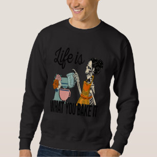 Women Woman Baking Baker Hobby Food Cakes Cupcake Sweatshirt