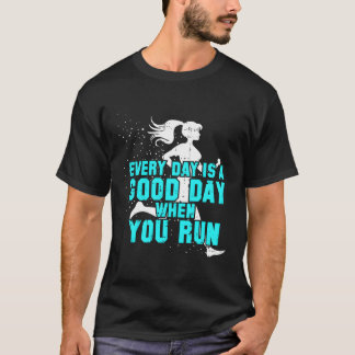 Women Workout Running Cardio Motivational Fitness  T-Shirt